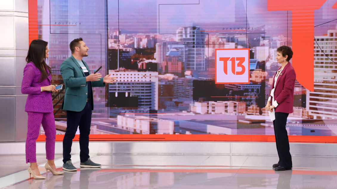 Francesco Gazzella debutó este lunes en Teletrece AM Francesco Gazzella debutó este lunes en Teletrece AM