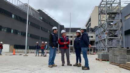   Construcción del futuro Hospital Provincial Marga Marga lleva 75% de avance 