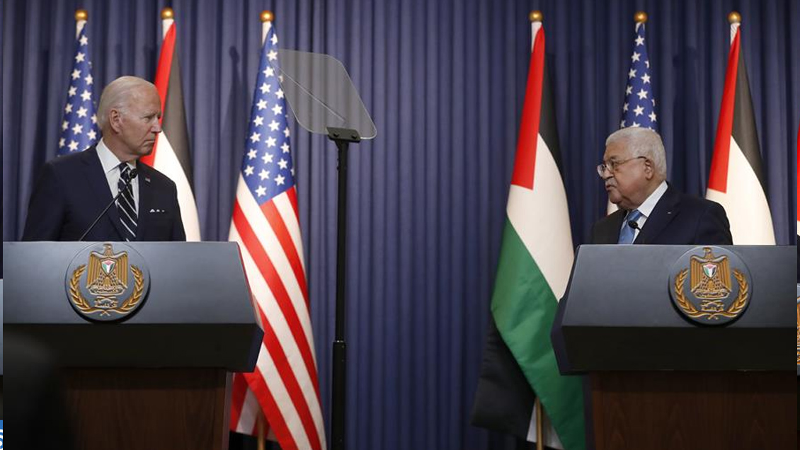 Presidente palestino le pide a Biden que Israel 