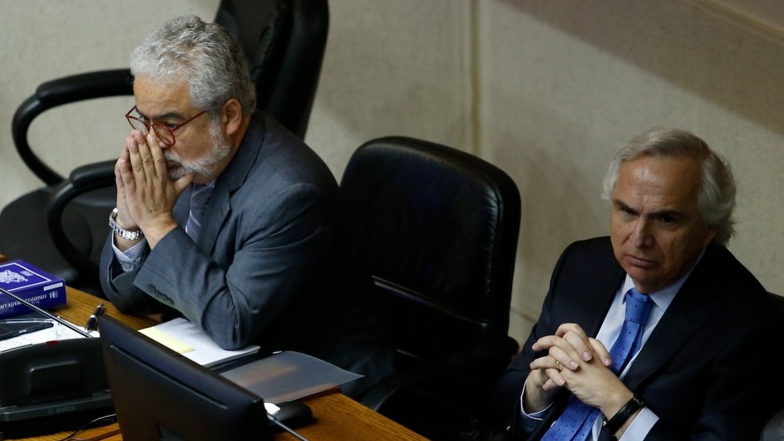 Chadwick retiró sus pertenencias de la oficina que compartía con Hermosilla