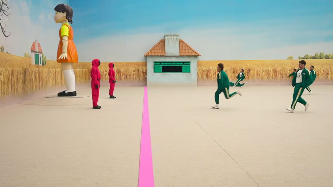 Luz verde luz roja en el Juego del calamar