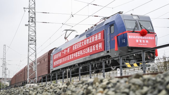 Red de trenes de carga China-Europa cubre 217 ciudades