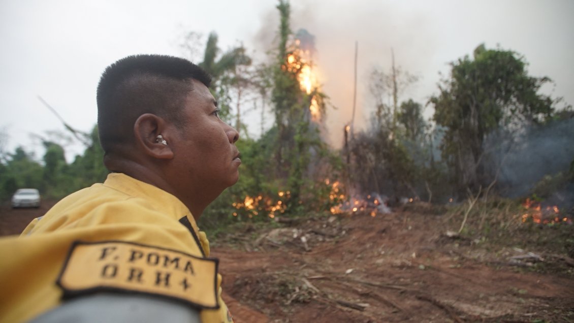 Chile envió ayuda humanitaria a Bolivia para combatir incendios forestales
