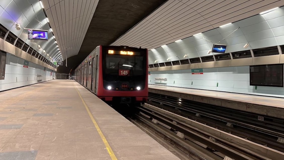 Extensión del Metro a San Bernardo inicia sus operaciones este lunes