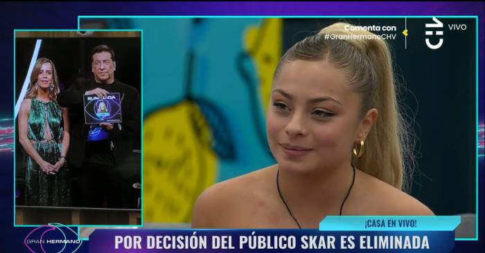 Skarleth Labra fue eliminada de Gran Hermano