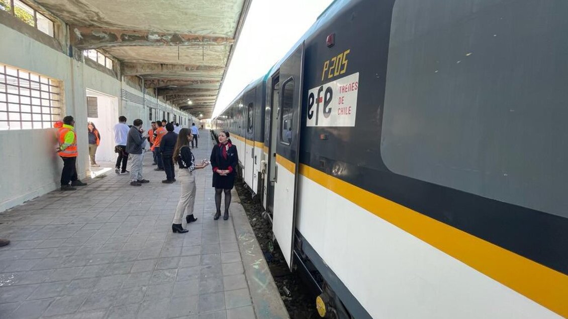 Ministro Muñoz realizó visita técnica al proyecto del tren Valparaíso-Santiago