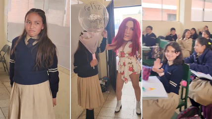 Escolar de cumpleaños se hizo viral: Esperaba a Karol G  
