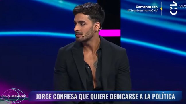 Jorge Aldoney revela que incursionará en la política tras salir de Gran Hermano