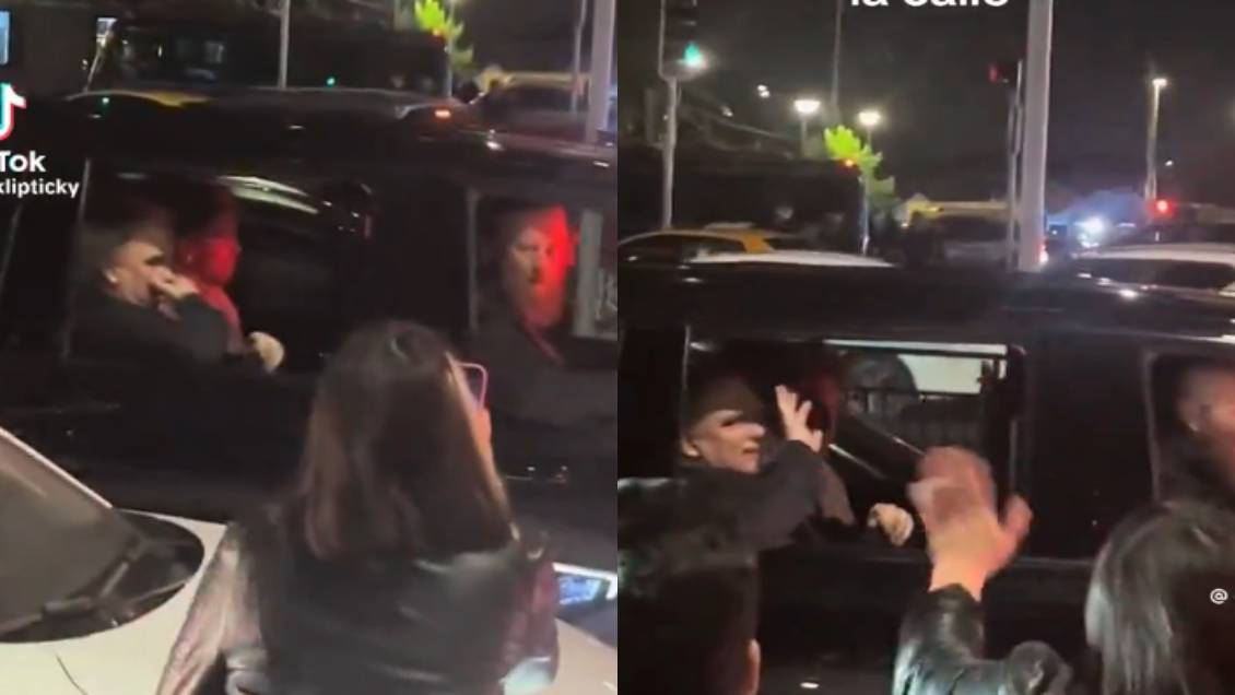 Uno más en el taco: Robert Smith fue captado en auto a la salida del Monumental