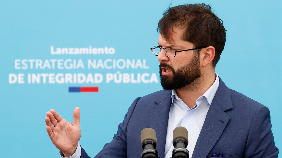 Presidente Boric presentó la Estrategia Nacional de Integridad Pública