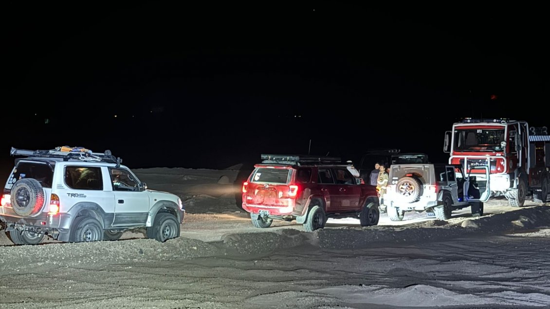 Encuentran con vida a jeepero perdido en el desierto de Pica