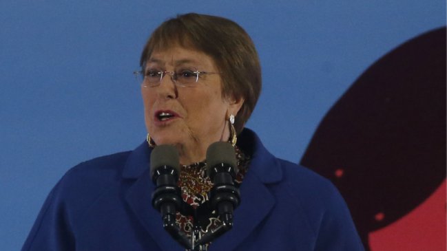   Bachelet grabó un video para la franja del En Contra 