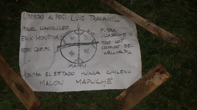 Vivienda resultó destruida por atentado incendiario en Los Ríos