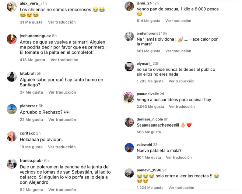 Adam Levine fue troleado por chilenos en Instagram