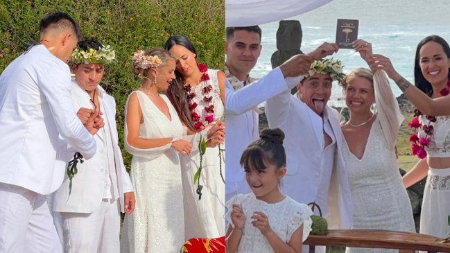 Fernando Godoy se casó: tuvo una íntima ceremonia en Rapa Nui