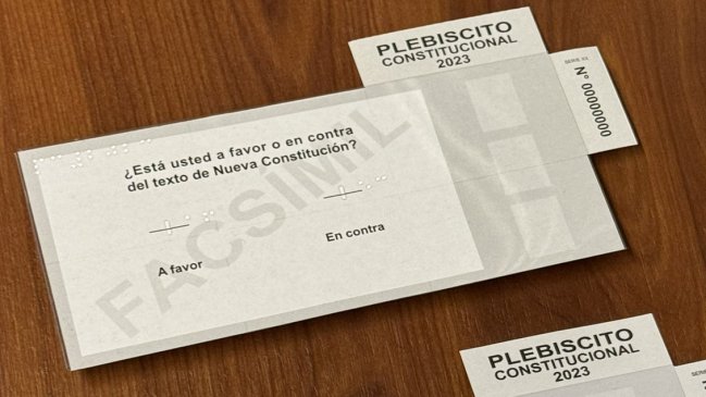 Cómo funcionará el voto asistido para personas con discapacidad en el plebiscito