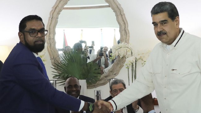 Venezuela y Guyana acordaron no amenazarse ni usar la fuerza en circunstancia alguna