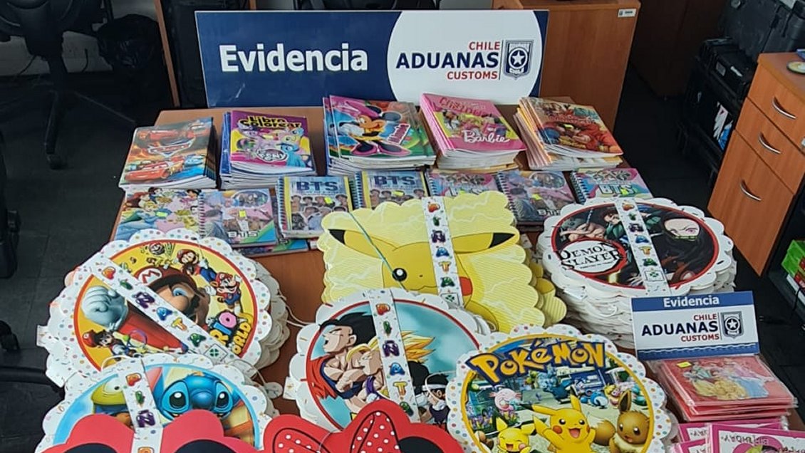 Operativos de Aduanas incautaron productos falsificados y cigarrillos de contrabando