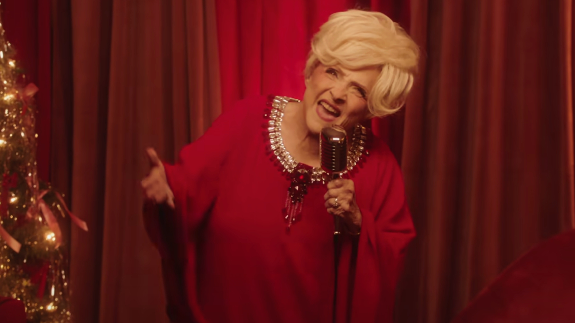 Brenda Lee en Rockin the christmas tree