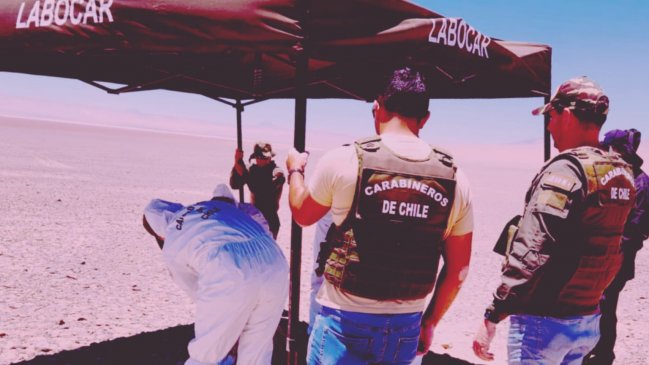 Carabineros investiga hallazgo de cadáver en Salar de Punta Negra