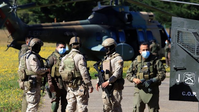 Ejército y comuneros mapuche se enfrentaron a balazos en Carahue