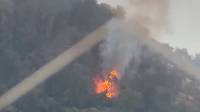 Se activó un nuevo foco de incendio en el Cerro San Cristóbal