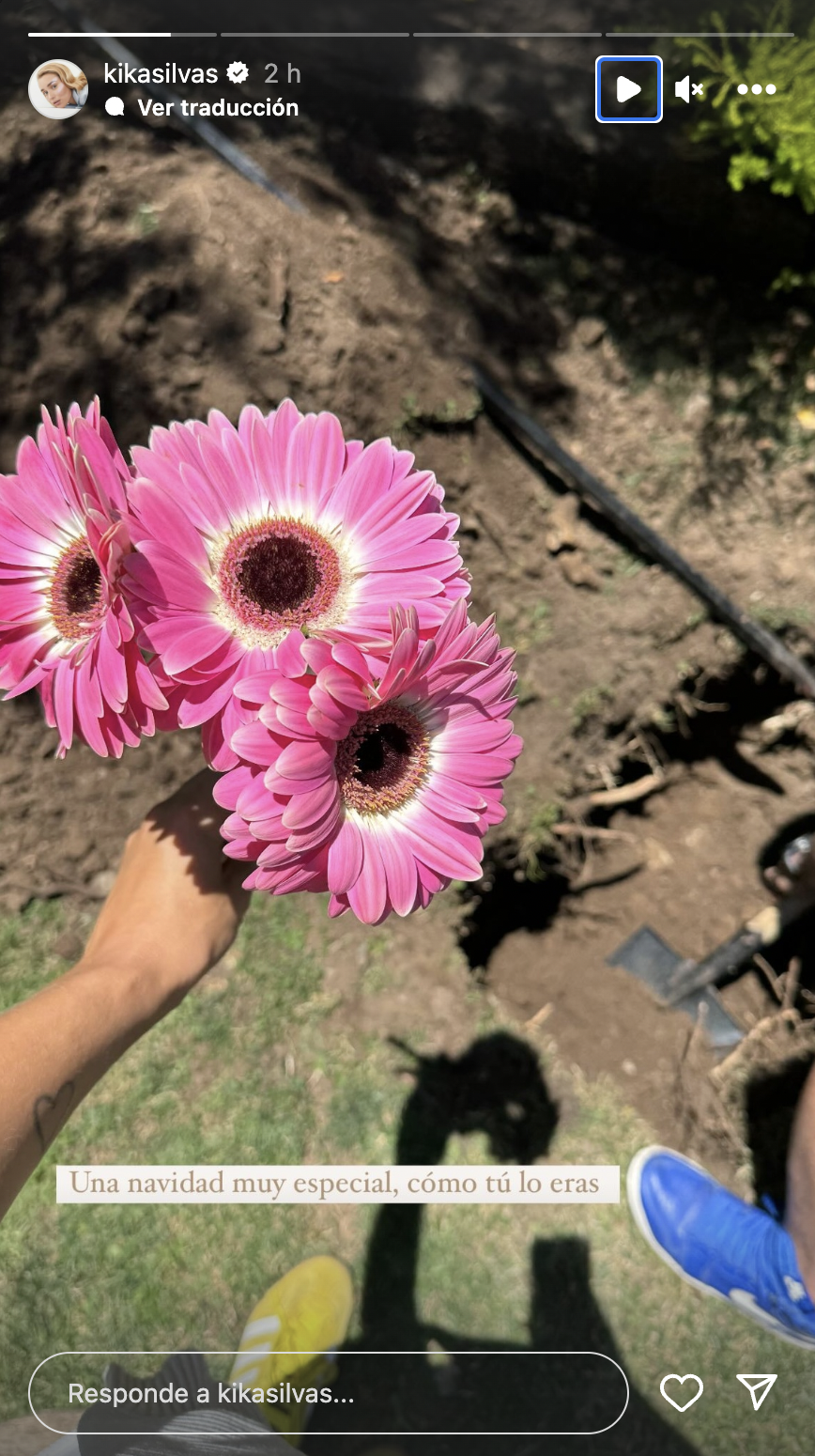 Kika Silva despide a su perro Gin
