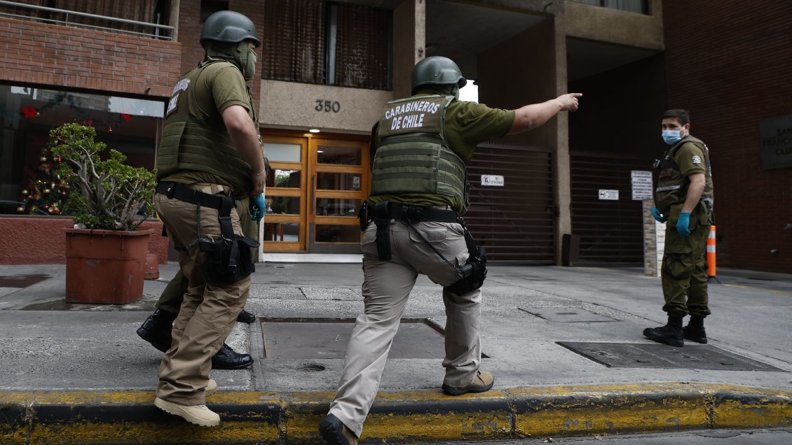 Allanamientos simultáneos en Santiago: Carabineros desbarató clan delictual