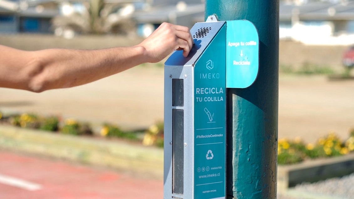 IMEKO y Aramark unen fuerzas para transformar colillas de cigarros en una nueva materia prima