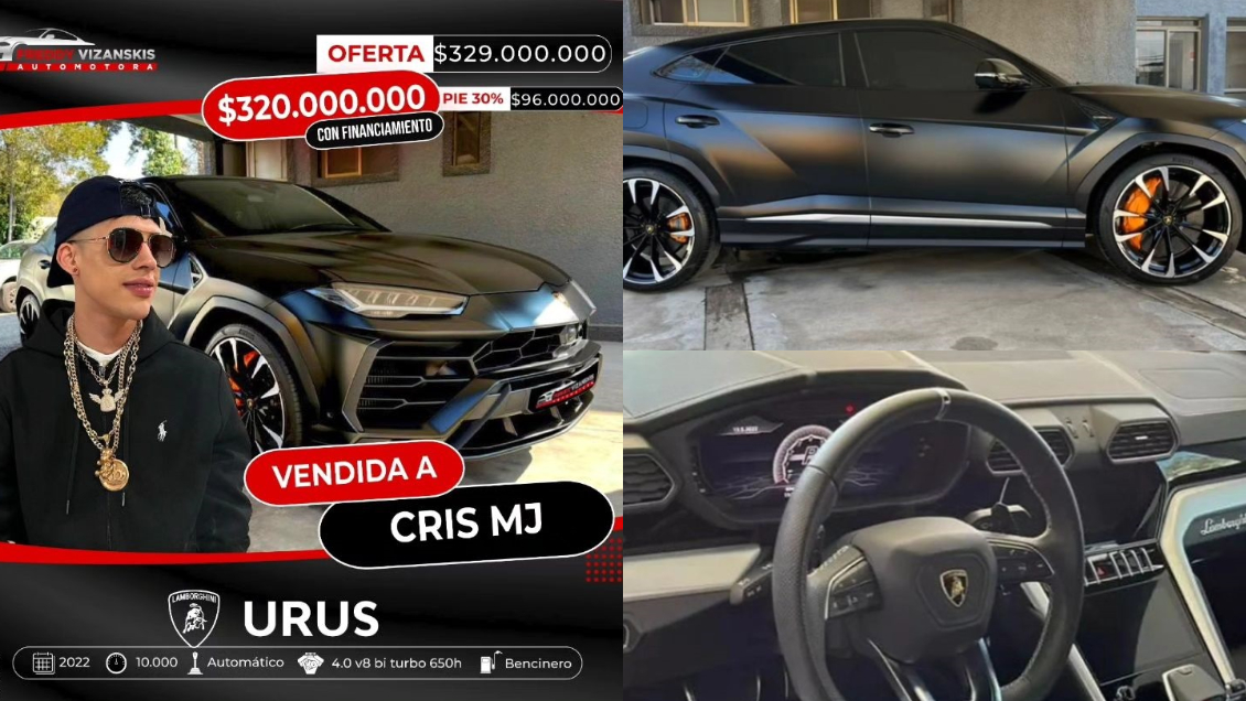Este es el Lamborghini que compró Cris MJ