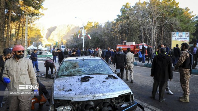   Irán: Más de 100 muertos por atentados explosivos en aniversario de la muerte de Soleimani 