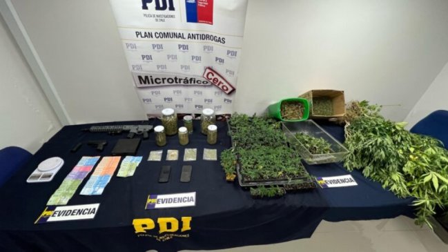 Tres detenidos en San Nicolás por cultivo y comercio de cannabis