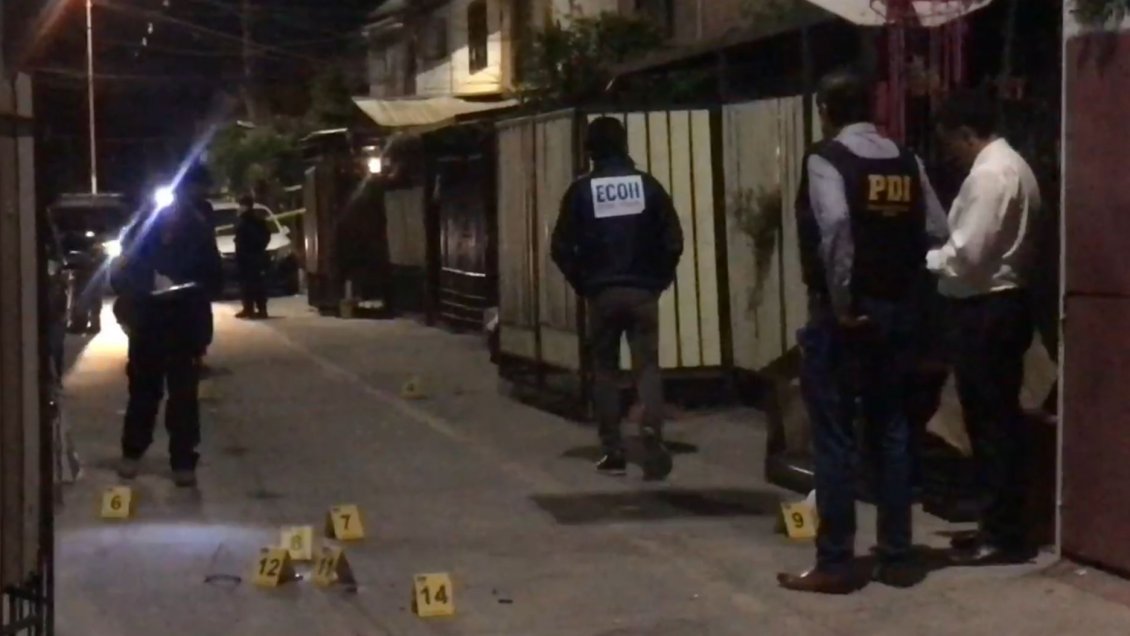 Joven murió acribillado en La Pintana