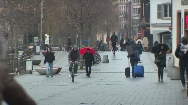 Francia amaneció bajo cero en un episodio de frío como no ocurría desde hace seis años
