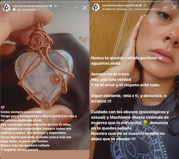 Camila Recabarren reflexionó tras brutal golpiza de su hermano Camila Recabarren reflexionó tras brutal golpiza de su hermano