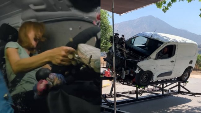 Así se grabó el accidente de Sole y Benjamín en 