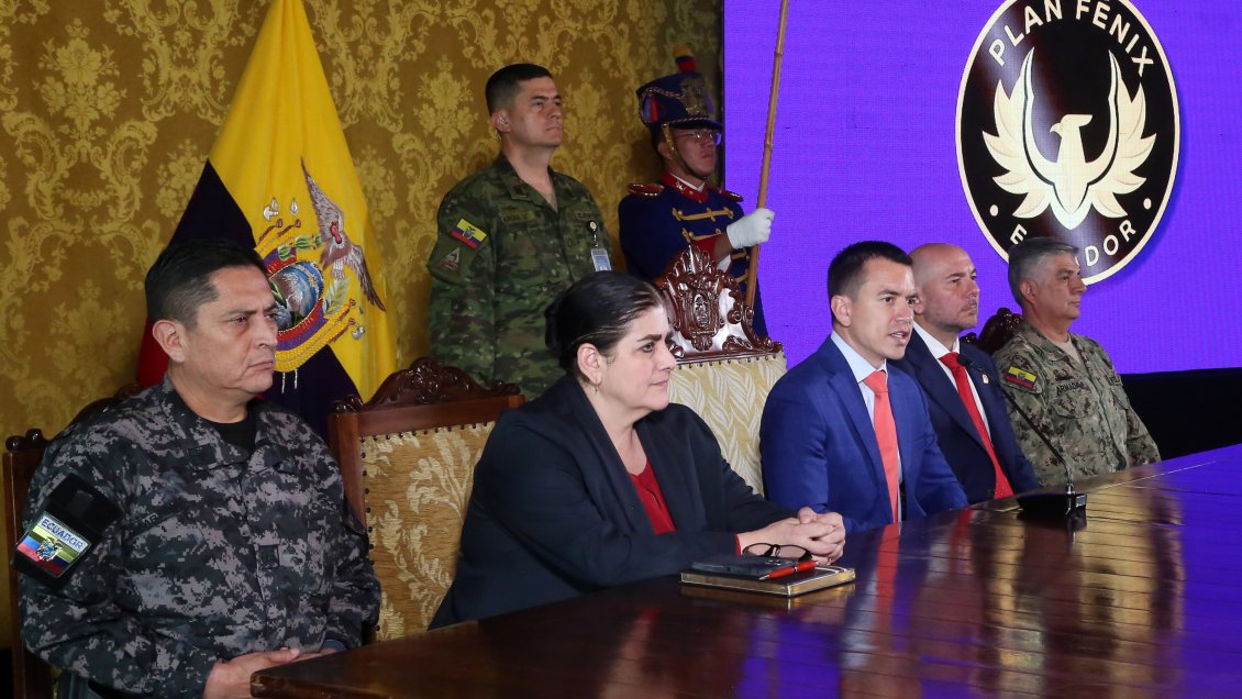 Ecuador aceptó ayuda de Argentina y EE.UU. para combatir la crisis de seguridad