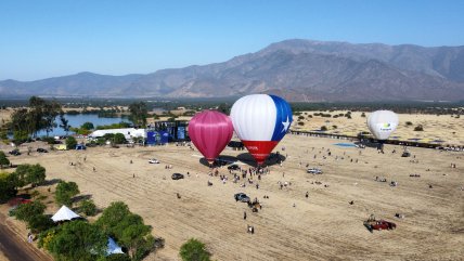   Festival Internacional del Globo se celebra en Laguna Carén 
