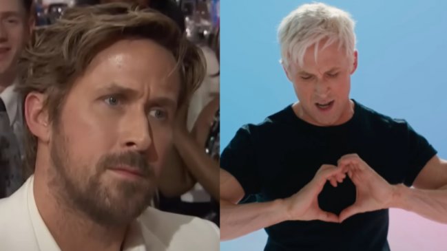 La reacción de Ryan Gosling tras ganar canción de Barbie en Critic's Choice Awards