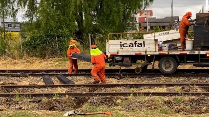   EFE trabaja para rehabilitar tren entre Llanquihue y Puerto Montt 