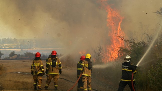  Incendio forestal en Vallenar amenaza a sectores poblados  