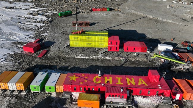 China avanza en la construcción de su quinta base en la Antártica