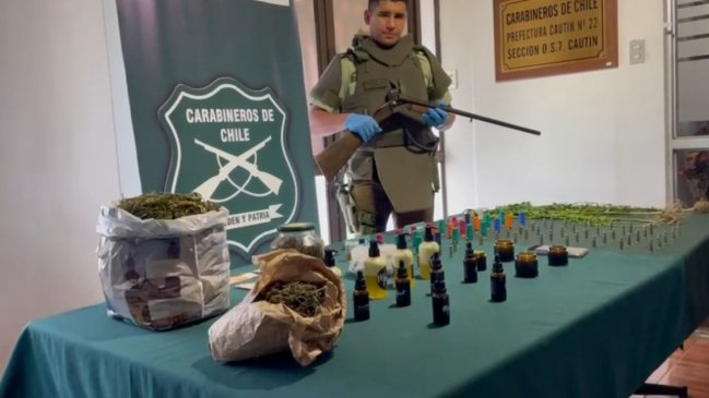 Desbaratan banda dedicada al tráfico de drogas: El líder operaba desde la cárcel de Temuco