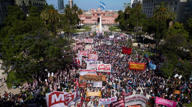   Argentina vivirá su primera huelga general contra reformas de Milei 