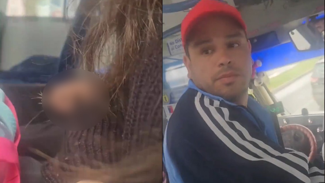 Mujer grabó acoso en micro de Concepción: “¡Saluda a la cámara, pervertido de mierda!”
