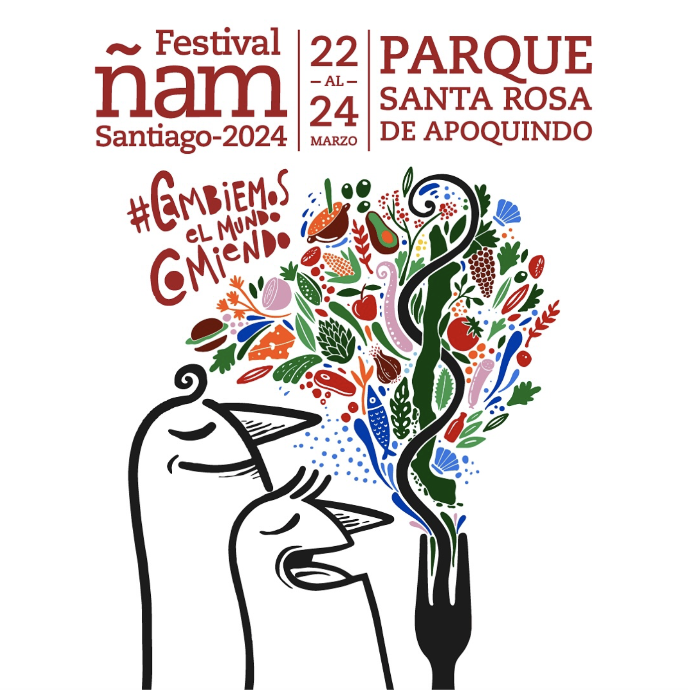 Ñam festival gastronómico comida Festival Ñam Santiago 2024