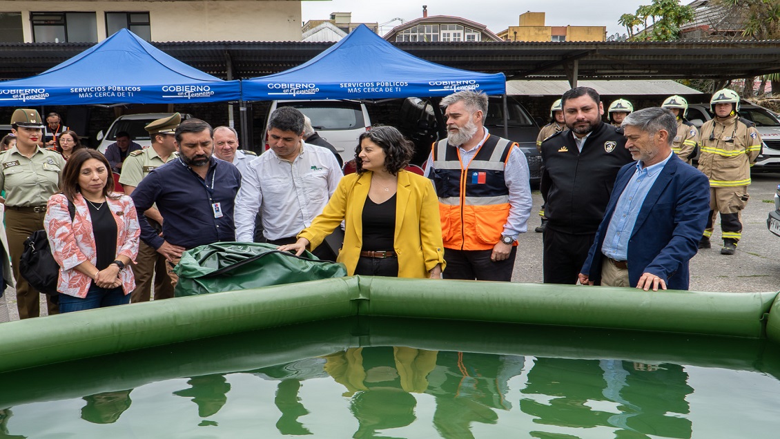 Bomberos del Biobío recibe nuevo equipamiento para combatir incendios forestales