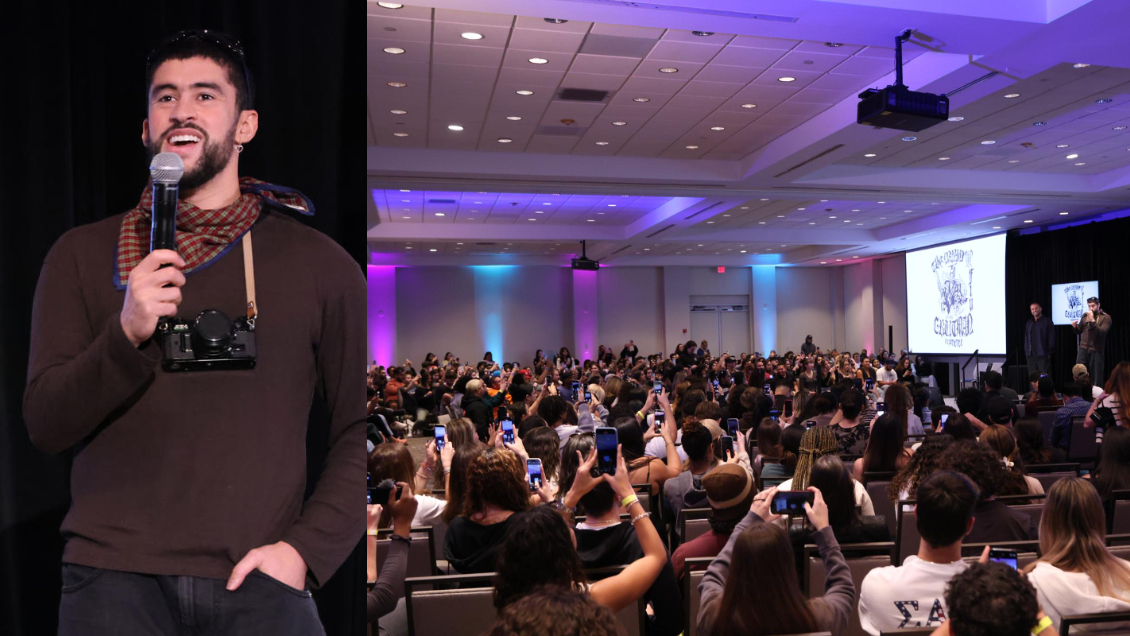 Bad Bunny participó en charla de negocios en universidad de Miami