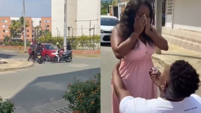 Polémica propuesta: Hombre simuló robo armado para pedirle matrimonio a su polola