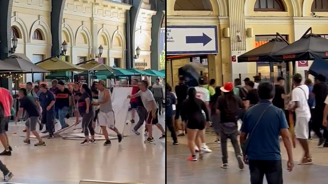 Delegada: Detrás de incidentes en Estación Central hay grupos organizados